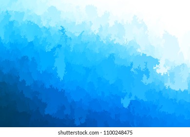 Abstract modern vector background, horizontal format. Digitally generated contemporary wallpaper. Vibrant blue and white backdrop.
