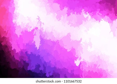 Abstract modern vector background, horizontal format. Digitally generated contemporary wallpaper. Vibrant pink, purple and white backdrop.