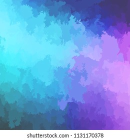 Abstract modern vector background, square format. Digitally generated contemporary wallpaper. Vibrant blue and purple backdrop.