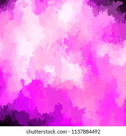 Abstract modern vector background, square format. Digitally generated contemporary wallpaper. Vibrant bright pink backdrop.