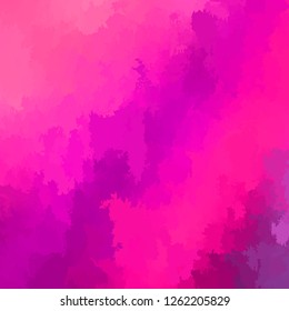 Abstract modern vector background, square format. Digitally generated contemporary wallpaper. Vibrant bright pink and purple backdrop.