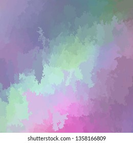 Abstract modern vector background, square format. Digitally generated contemporary wallpaper. Pastel rainbow backdrop.