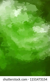 Abstract modern vector background, vertical format. Digitally generated contemporary wallpaper. Vibrant green backdrop.