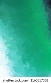 Abstract modern vector background, vertical format. Digitally generated contemporary wallpaper. Vibrant green backdrop.