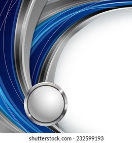 abstract modern vector background with web button. Eps10