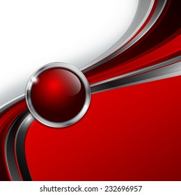 abstract modern vector background with web button. Eps10