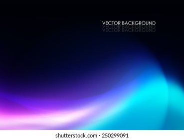 Abstract modern vector curve shiny colorful background 