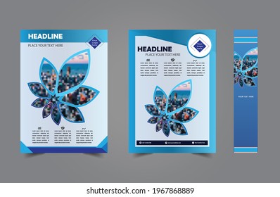 Abstract modern vector flyer design eps. Company brochure, annual report design templates. Magazine infographic poster, Corporate Presentation flyer design layout. Free size front page and back page.