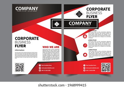 Abstract modern vector flyer design eps. Company brochure, annual report design templates. Magazine infographic poster, Corporate Presentation flyer design layout. Free size front page and back page.