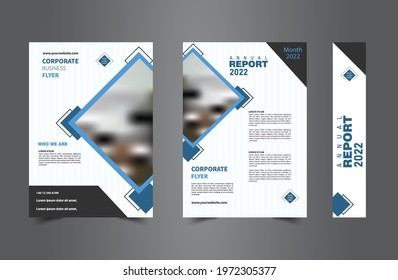 Abstract modern vector flyer design eps. Company brochure, annual report design templates. Magazine infographic poster, Corporate Presentation flyer design layout. Free size front page and back page.