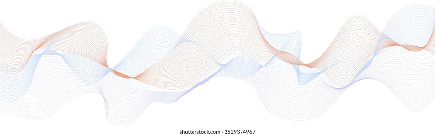 Fondo de curvas dinámicas de lujo de Ilustración vectorial moderna Abstractas 