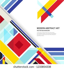 Abstract modern vector layout background. vector illustration