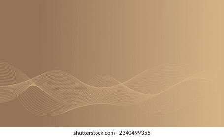 Resumen del fondo moderno de la onda vector. Ilustración vectorial curva. Líneas onduladas.