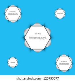 Abstract modern vector web curls