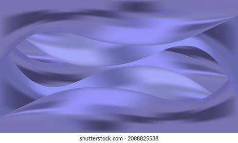 Abstract modern Very Peri background with fluid luminous waves. Innovation technology concept. Luxury backdrop. Geometric modern digital wallpaper. Vector. Copy space. Trendy color of the 2022 year.