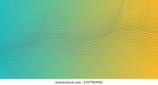 Abstract modern vibrant coloured gradient waves background can be used for greetings, cards, invitation, wallpaper, web, background, backdrop, banner, flyer, book, cover, pattern, template and printin