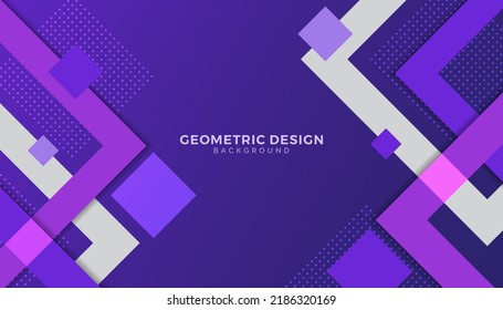 Abstract modern violet geometric background