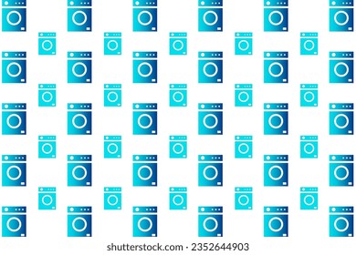 Abstract Modern Washing Machine Pattern Background, can be used for business designs, presentation designs or any suitable designs.