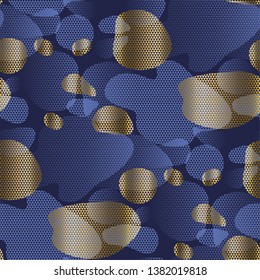 Abstract modern water flow seamless pattern. Concept liquid repeatable design element. Decorative geometric tile composition for fabric, wrapping paper, surface design.