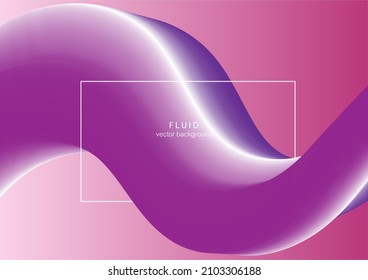 Abstrakte, moderne Wave Fluid Design Hintergrund Vorlage für Landing-Page, Cover und Platzierung Text.