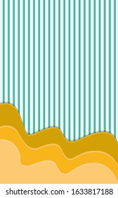Abstract modern wave graphic background. Vector creative design for illustration
