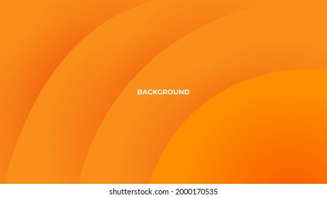 Resumen diseño vectorial de fondo de color naranja ondulado moderno Ilustración para papel pintado, elemento, banner, web, diseño de página, pegatina, etc.