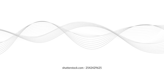 Fundo abstrato do vetor de ondas moderno	