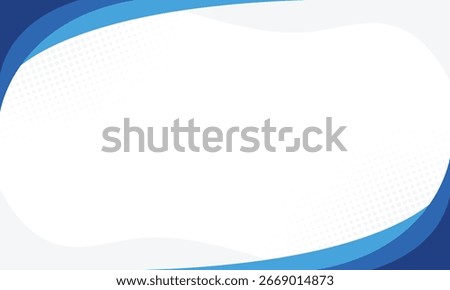 Abstract modern wavy background with copy space for business presentation frame background design