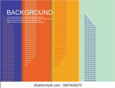 Abstract Modern Wavy Background Template. Technology Background for Website Landing Page