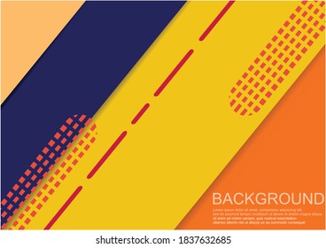Abstract Modern Wavy Background Template. Technology Background for Website Landing Page