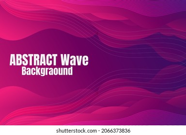 Abstract Modern Wavy Background Template.