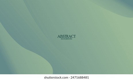 Abstract Modern wavy gradient shadow green Background, Vibrant Abstract Gradient Background