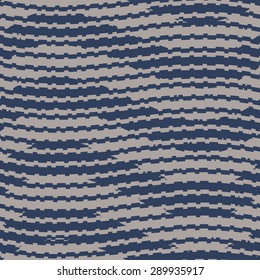 Abstract modern wavy textured background. Seamless pattern.