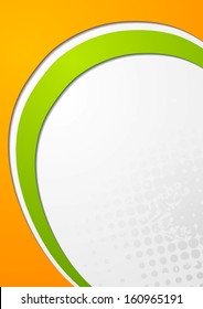 Abstract modern wavy vector background