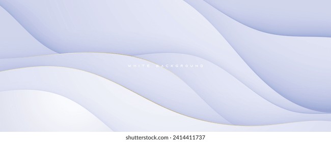 Resumen diseño de forma decorativa con un fondo blanco ondulado y moderno.