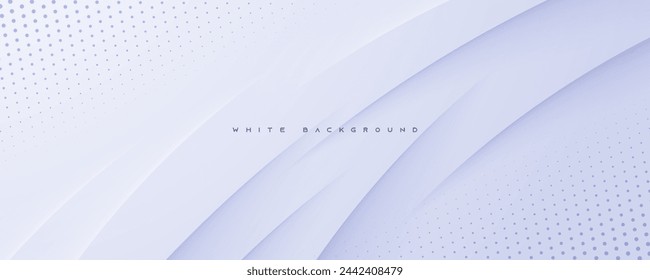 Abstrakte moderne wellenförmige weiße Hintergrund Halbton dekorative Form Design.