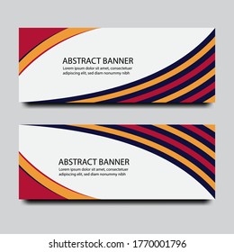 diseño de plantillas de banner web moderno abstracto para presentación de negocios