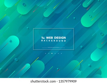 Abstract modern web page design of minimal geometric vibrant colorful background. You can use for web design, ad, poster, artwork, print, annual report. illustration vector eps10