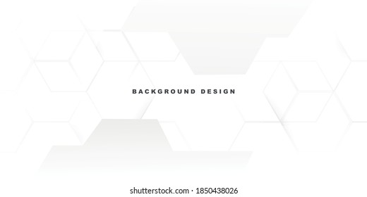 diseño abstracto de fondo geométrico blanco moderno. concepto de estilo tecnológico.