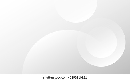 Resumen del círculo blanco y gris moderno. Concepto moderno. Puede usar para publicidad, afiche, plantilla, presentación comercial. Ilustración del vector
