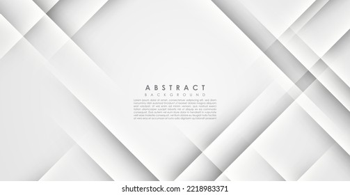 abstract modern white gray diagonal stripe with shadow and light background.eps10 vector