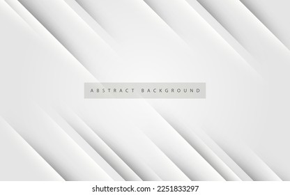 abstract modern white gray diagonal stripe with shadow and light background.eps10 vector