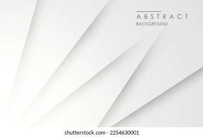 abstract modern white gray diagonal stripe with shadow and light background.eps10 vector