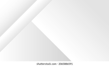 abstract modern white and grey gradient geometric pattern background for website banner and corporate presentation template design. vector illustration