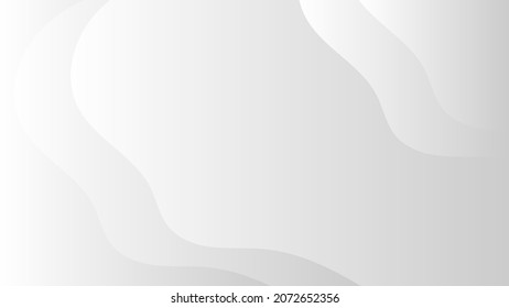abstract modern white and grey gradient geometric pattern background for website banner and corporate presentation template design. vector illustration