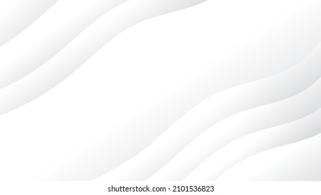 abstract modern white and grey gradient geometric wave pattern background for website banner and corporate presentation template design