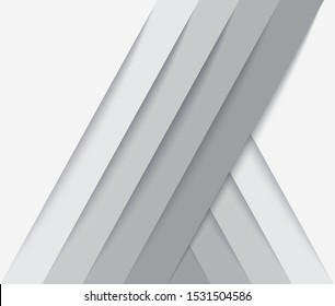 abstract modern white lines background vector illustration EPS10