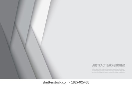 abstract modern white lines background vector illustration EPS10