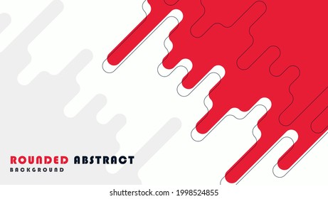 Resumen Fondo De Forma Rojo Rojo Blanco Moderno. Se Puede Utilizar Para Carteles, Carteles, Fondos De Escritorio O Presentación.