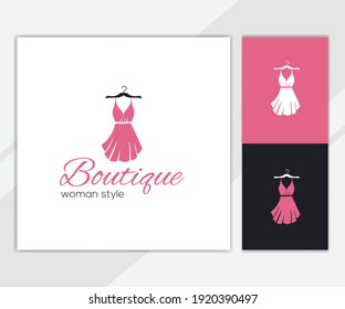 Abstract Modern Woman Fashion Logo Template Suitable For Boutique